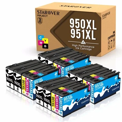 XXL Set Patronen Für HP 950 951 OfficeJet Pro 8600 8610 8620 8625 8630 8640 8660 - Bild 1 von 4