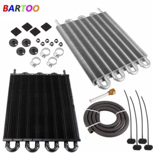 8 Rows Aluminum Remote Transmission Oil Cooler/Auto-Manual Radiator Converter - Picture 1 of 10