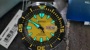 SALE!!! SEIKO MONSTER YELLOW SRPF35 - DIVER Automatic -SPECIAL EDITION - BNIB - Picture 1 of 24