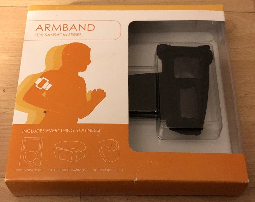 Adjustable Armband For Sansa M Series W Protective Case & Accessory Pouch VM100 - Image 1 of 2