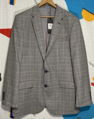 Samuel Windsor Sport Jacket Blazer Mens 42R Wool Houndstooth Check Plaid Mawbray - Image 1 of 4