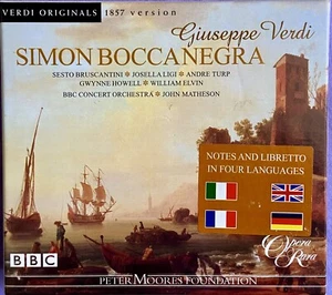Verdi: Simon Boccanegra - Matheson/BBC Concert Orchestra 2 CD Set 2004 Opera Rar - Picture 1 of 13