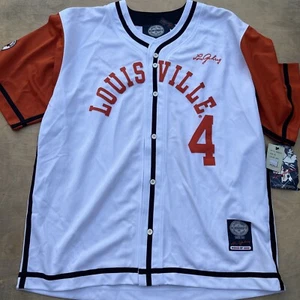 Deadstock VTG Hillerich Bradsby Louisville Slugger Lou Gehrig #4 Jersey Sewn XL - Picture 1 of 12