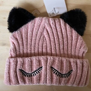 Baby Girls Small Pink Warm Soft Beanie Winter Hat. BNWT. - Picture 1 of 5