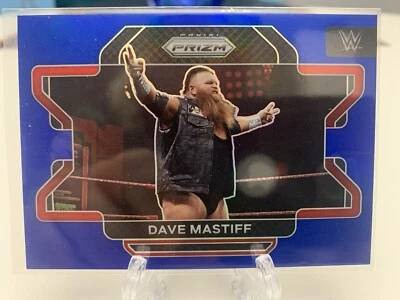 2022 WWE Panini Prizm Dave Mastiff Blue Prizm #21 060/199 - Image 1 of 3