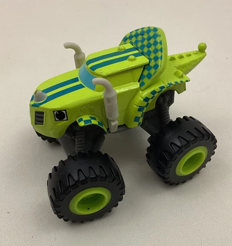 Blaze and the Monster Machines Racing Zeg Triceratops Diecast 2014 GVG65 Cover