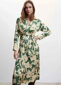 Mango Hemd Kleid Camouflage UK 8 (fm85-16) - Bild 1 von 3