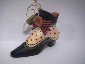 ASHTON DRAKE HEIRLOOM ORNAMENT STEPPING IN TIME SHOE SCOTTISH YULETIDE NWT - Picture 1 of 1