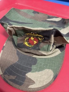 USMC Marine Corps Hat 8-Point Camo Combat Utility Raider Cap - Picture 1 of 8