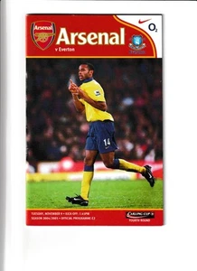 Arsenal v Everton 2004/05 Carling Cup 4th Round - Picture 1 of 1