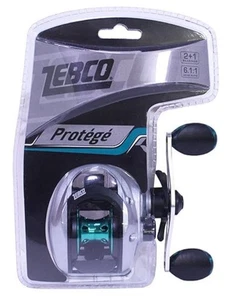 Zebco 6.1:1 Gear Ratio Quantum Protege 100 Right Hand Clam Package Baitcast Reel - Picture 1 of 1