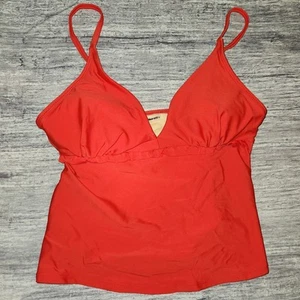 Tankini de natación Old Navy con volantes cuello en V correas ajustables rojo talla M - Imagen 1 de 8