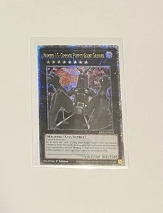 Yu-Gi-Oh! Number 15: Gimmick Puppet Giant Grinder Quarter Century SR 1st + Bonus - Picture 1 of 4
