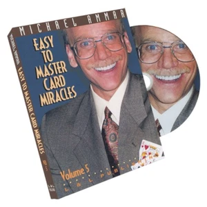 Easy to Master Card Miracles Volume 5 by Michael Ammar- Physical DVD! - Picture 1 of 2