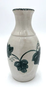 Vintage Nichols Pottery (Seagrove, NC) Majolica Ivy Vase, Signed, 6.1", MINT - Picture 1 of 8
