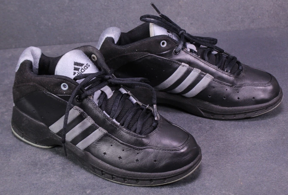 Adidas Adiprene Damen Sneaker Sportschuhe Gr. 39⅓  Leder schwarz Vintage SB1515 - Bild 1 von 4