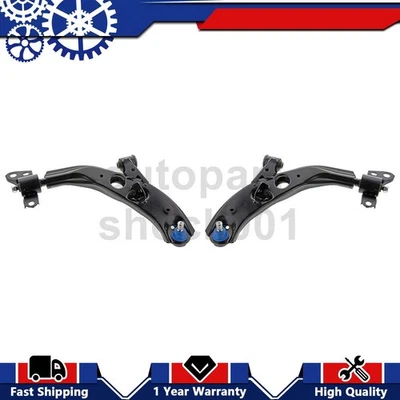 2 Front Lower Mevotech Control Arm For Mazda 626 2.0L 2002 2001 2000 1999 - Image 1 of 4