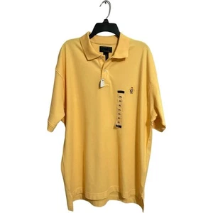 Mens Alexander Julian Colours Polo Top NWT Yellow Sz XL - Picture 1 of 3