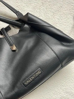 Borsa Valentino Nera In Vera Pelle - Imagen 1 de 4