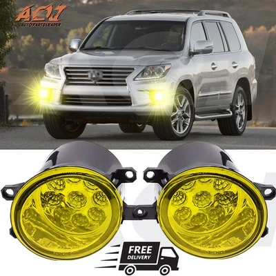 for Lexus LX570 2008-2015 Front Bumper Halogen Fog Light Lamps Left Right - Изображение 1 из 4