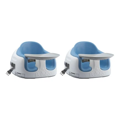 Silla alta ajustable 3 en 1 Bumbo Baby Toddler, azul polvo (paquete de 2) Foto 1 de 4