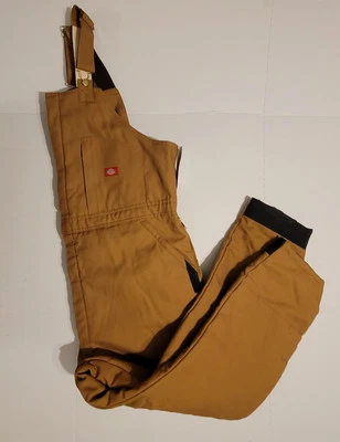 Mono Dickies Para Hombre Forrado Marrón Babero Algodón Talla 3XL Foto 1 de 4