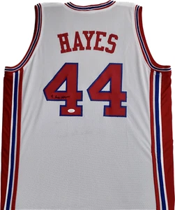 Elvin Hayes Signed Autographed White/Red/Blue Jersey JSA Authenticated - Picture 1 of 1
