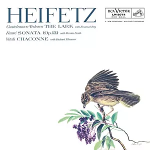 Jascha Heifetz The Lark Impex Records 180g LP (Mono) - Imagen 1 de 1