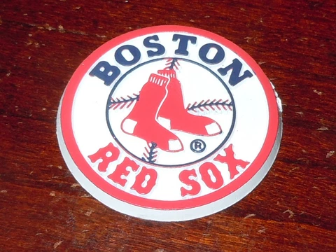 BOSTON RED SOX Vintage Old MLB RUBBER Baseball FRIDGE MAGNET Standings Board Cover