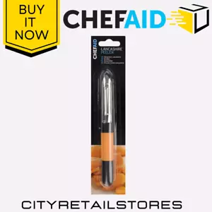 Lancashire Peeler Plastic Handle Chefaid Vegetable & Fruit Peeler for Kitchen - Picture 1 of 5