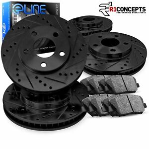 Rear Brake Rotors Calipers and Ceramic Pads For 2000-2004 Land Rover Discovery