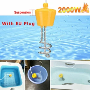 2000W 220V Tauchsieder Reisetauchsieder Wasserkocher Pool Aufblasbar Heizspirale - Bild 1 von 5