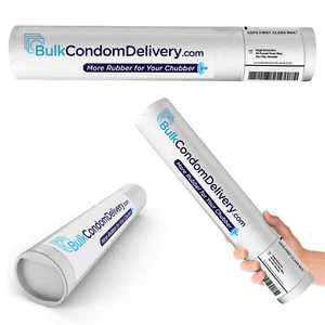 Funny Anonymous Bulk Condom Mail Prank - Empty Practical Joke Tube By Witty Yeti - Picture 1 of 7