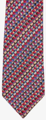 DUCHAMP Silk Tie Unique multi-color diagonal stripes woven pattern-Great cond. Foto 1 de 4