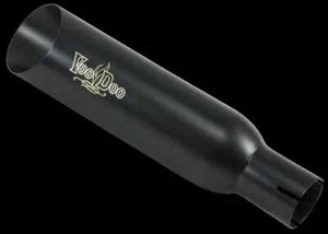 VooDoo Shorty Slip-on Exhaust Black Kawasaki ZX636 2003-2004 VEZX636K3B - Picture 1 of 1