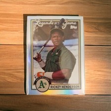 2023 Topps Series 2 Legends of the Game Rickey Henderson #LG-12 A's