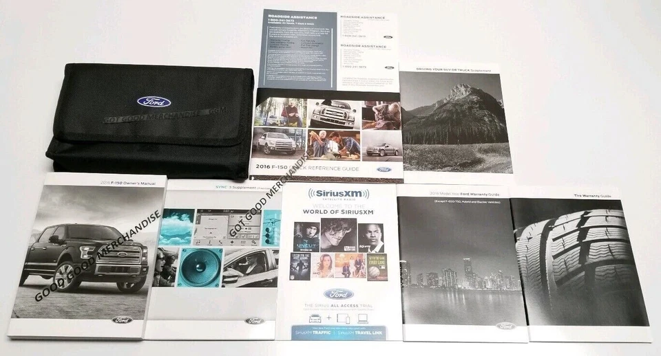 2016 FORD F150 OWNERS MANUAL PLATINUM XLT LARIAT KING RANCH LIMITED XL T V8 V6 - Image 1 of 1