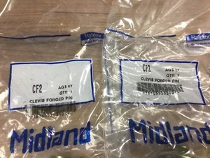 2 Haldex CF2 Forged Spring Brake Clevis Assembly Assemblys 1/2" Pin 5/8" Thread - Picture 1 of 2