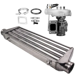 T04e T3 4-bolt .63 A/r 48.1 Trim Turbocharger 400hp+ 27x7x2.5 Intercooler - Picture 1 of 11