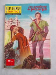 ROBIN HOOD ERROL FLYNN 1959 FRENCH MOVIE PHOTONOVEL MAGAZINE - Picture 1 of 3