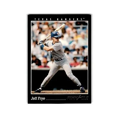 Jeff Frye 1993 Pinnacle #496 Texas Rangers Baseball Card NM - Image 1 of 3