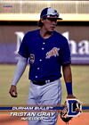 2021 Durham Bulls Choice #10 Tristan Gray Missouri City Texas TX Baseball Card