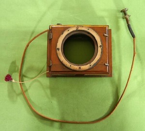 1 Extremely Rare Thornton Pickard Roller Blind Shutter for Mahogany Brass camera