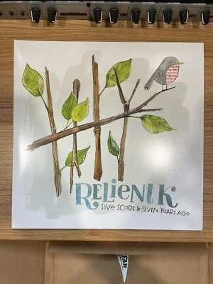 Relient K RARE! Clear w/ BLUE Smoke! Five Score & Seven Years Ago Vinyl 2LP  - Image 1 of 4