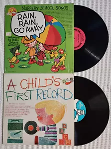 CHILDRENS 2LP First Record Nursery School Songs Orig 70s Pressings Shrink EX - Foto 1 di 1
