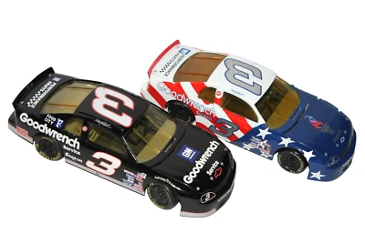 Dale Earnhardt Sr #3 Lot of 2 1/24 Race Cars GM Goodwrench Atlanta Olympics RARE - Image 1 of 4