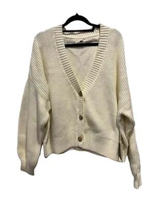 Jag Cream Button-Up Knit Cardigan NWT - Picture 1 of 5
