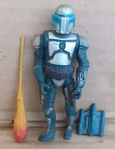 rare vintage STAR WARS JANGO FETT Bizarre Bootleg Plastic figure 4"inch China - Bild 1 von 6