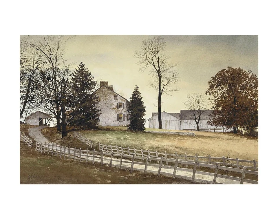 Late October, Ray Hendershot, Wall Decor Home Art Print Poster 11" x 14" 1100 - Image 1 of 1