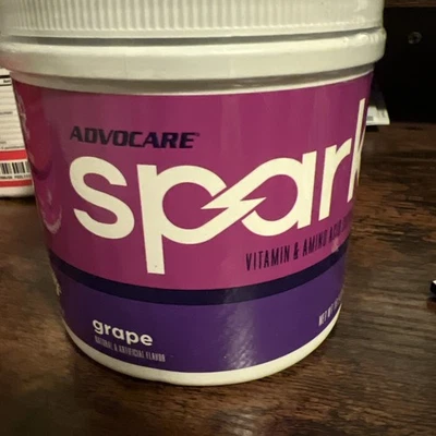 TALLA MÁS GRANDE 42 Porciones AdvoCare Spark GRAPE Exp 11/25 10.5oz ¡Nuevo/Sellado! Foto 1 de 4